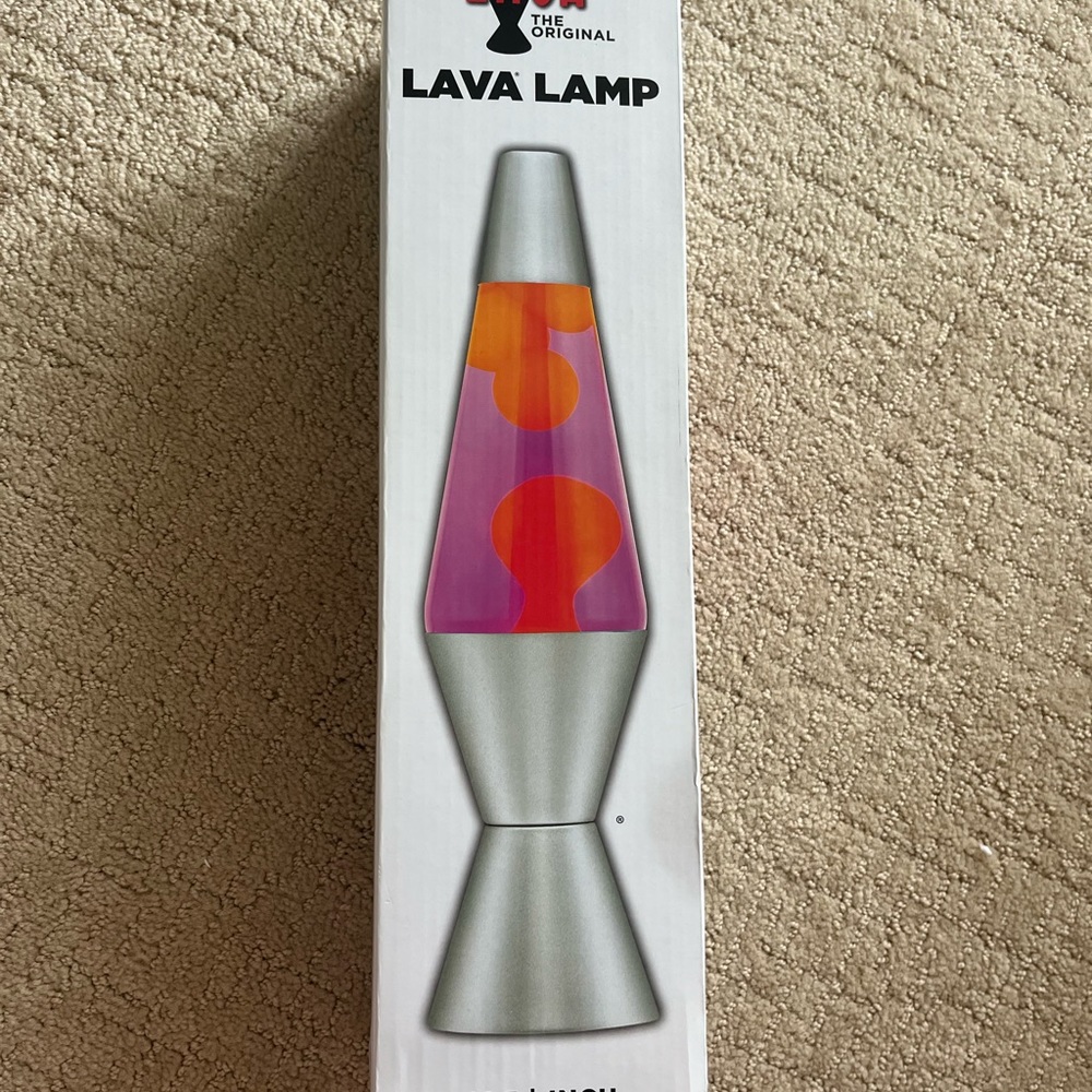 🌸The Original Lava Lamp Yellow & Purple🌸